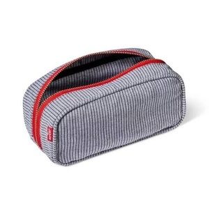 Small Striped Accessory Bag White/Navy - Levi's® x Target Pencil Pouch